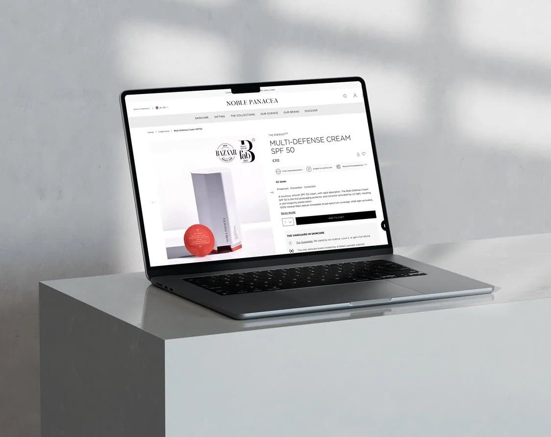 Noble Panacea direct to consumer experience